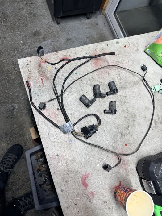 Senzor parcare bmw e60 e61 m pachet cablaj senzori spate bmw e60