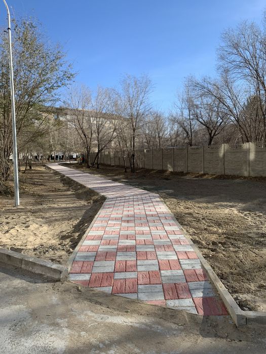 Укладка брусчатки