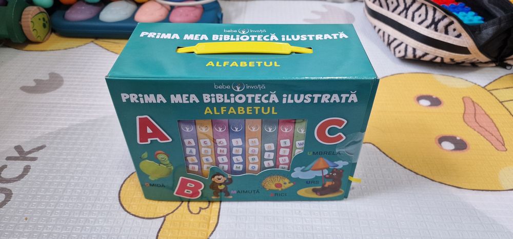 Cutie Bebe Invata Prima mea biblioteca Ilustrata  Alfabetul