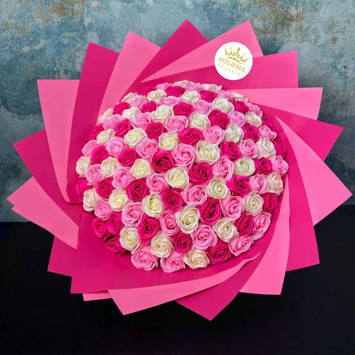 Buchete trandafiri din sapun | Pret Mic | Livrare oriunde