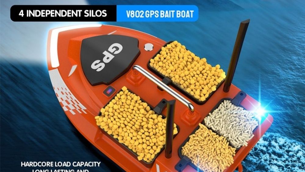 Лодка за захранка Flytec V802 Pro 160 GPS точки-500 метра обхват