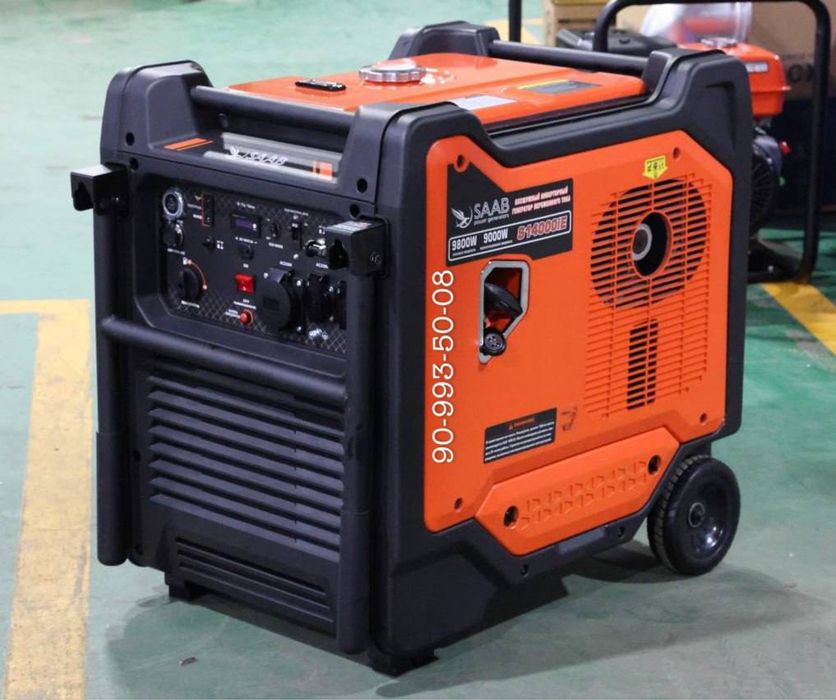 Invertorli generator SAAB 16800iE ATS avr sistemali малошумный 11 кВт