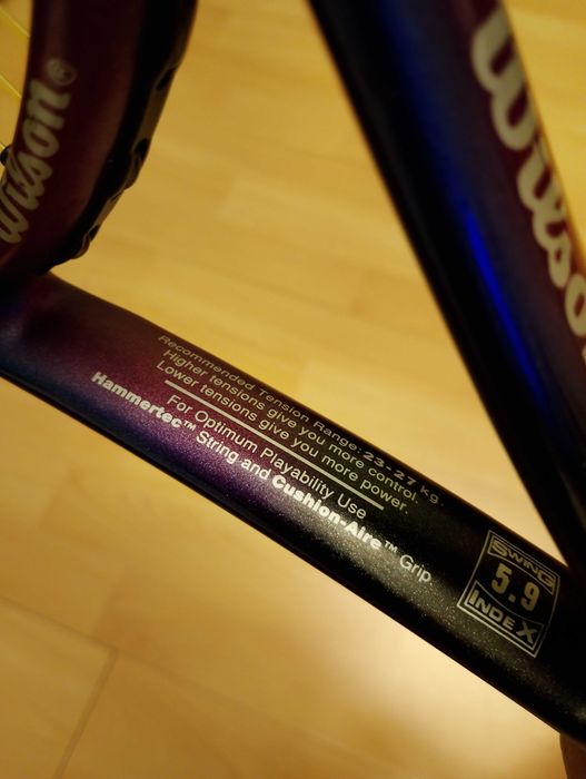 "Wilson Hammer 5.9 Tapered Beam", тенис ракета
