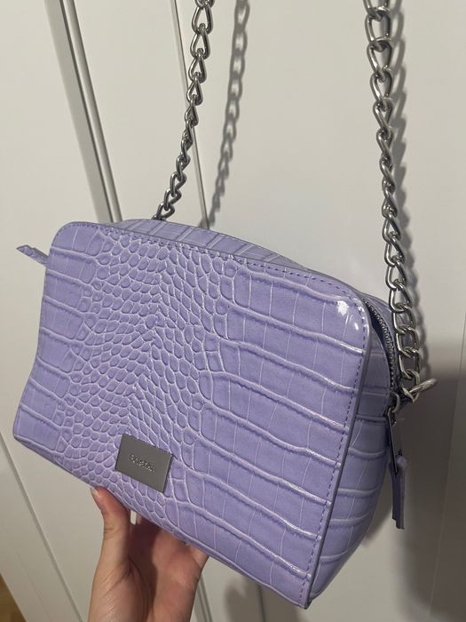 Лилава Чанта Bershka