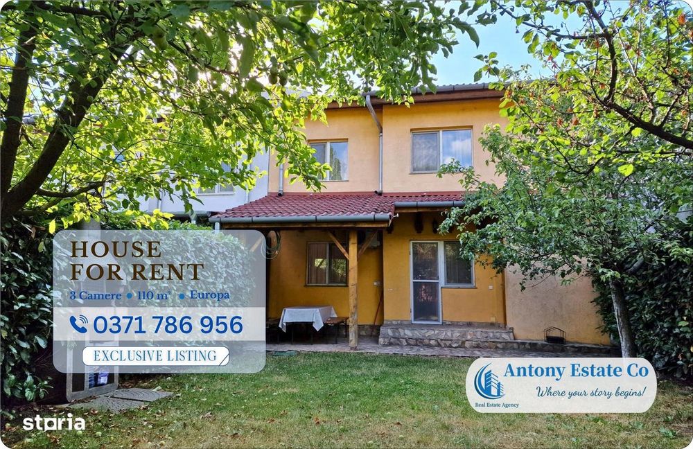 Casa de inchiriat, Cartier Europa, Oradea
