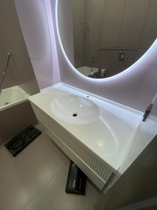 Столешница из акрилового камня,столешница ванны, литая раковина: 70 000 ...