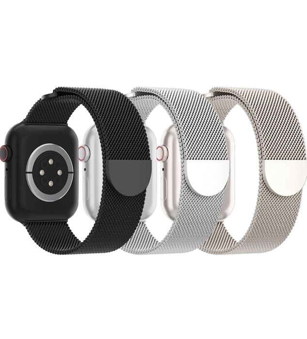 Curea Bratara Metalica Milanesse Loop Compatibila Apple  Folie Silicon