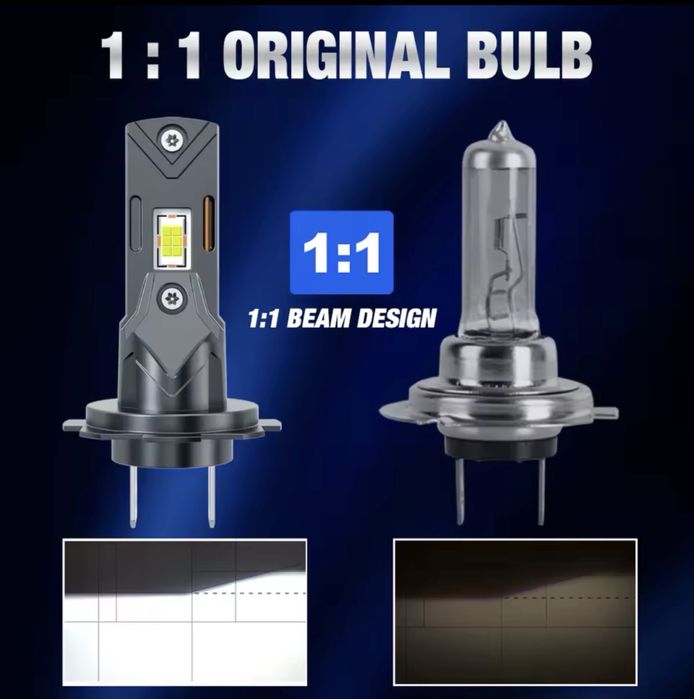 LED светлини  H4