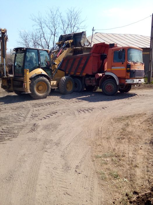 Buldoexcavator Demolari Sapatura santuri fundatie Cablu electric gropi