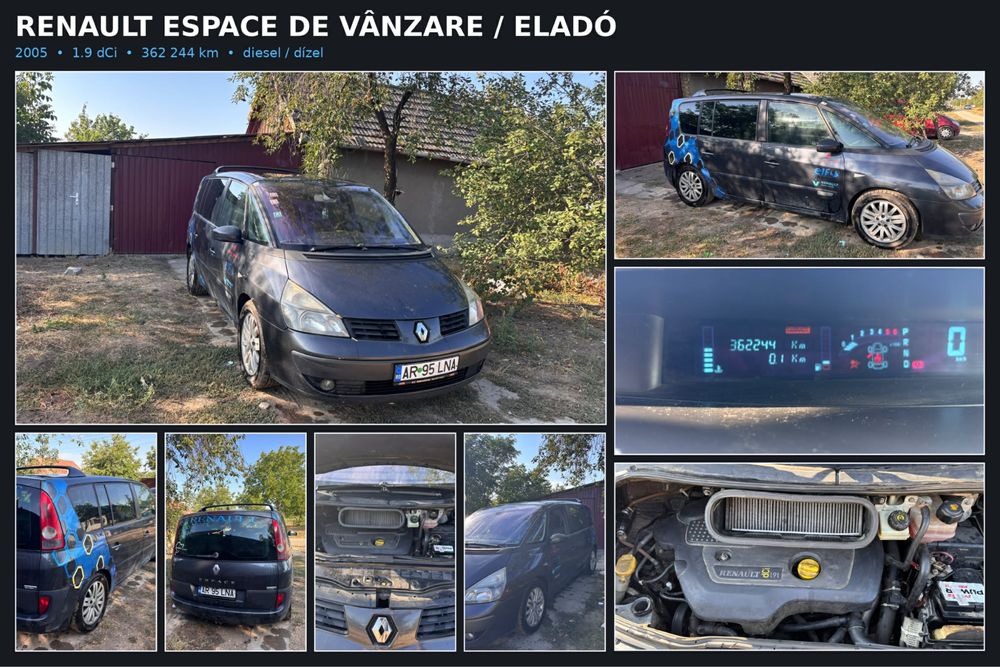 Masina de vanzare renault adea