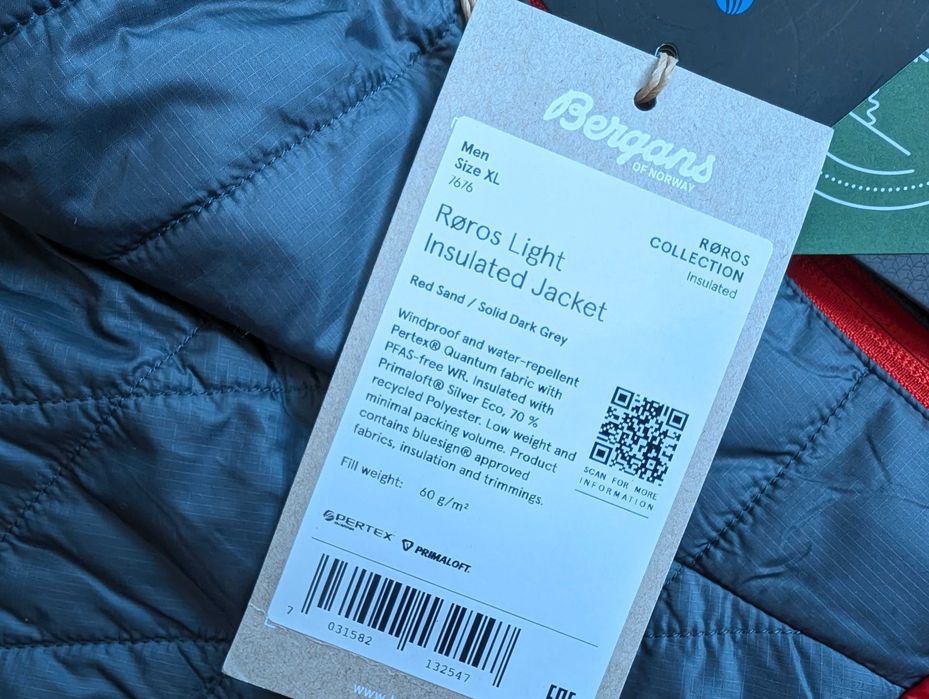 Яке Изолация Bergans of Norway НОВО!