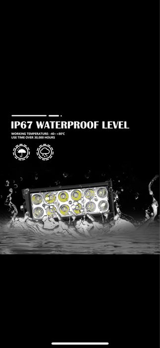 Proiector LED BAR 72W, 120W, 180w, 240W, 288W off-road ATV SUV BARCA