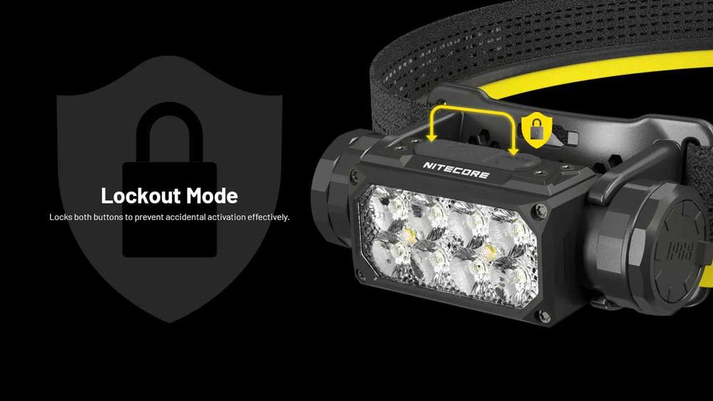 Lantera frontala NITECORE HC65 UHE 8 X NiteLab UHE