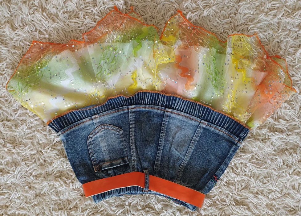 Юбка джинсовая детская б/у