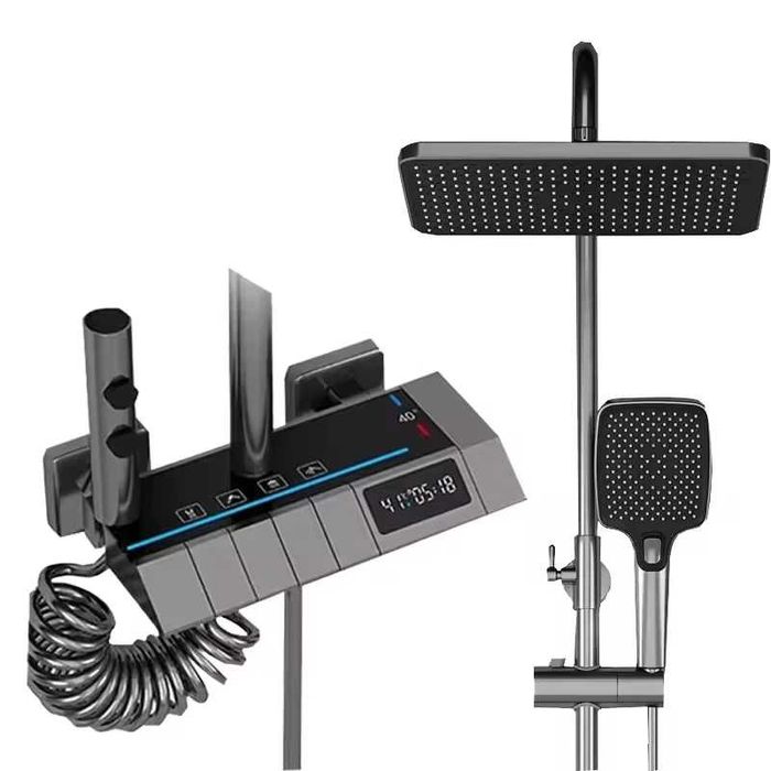 Модерен интелигентен термостатен душ с дисплей и LED подсветка