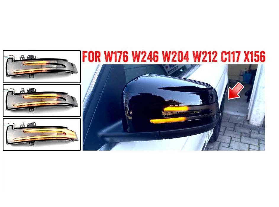 Semnalizari dinamice Mercedes A B C E S CLA GLA CLS GLK