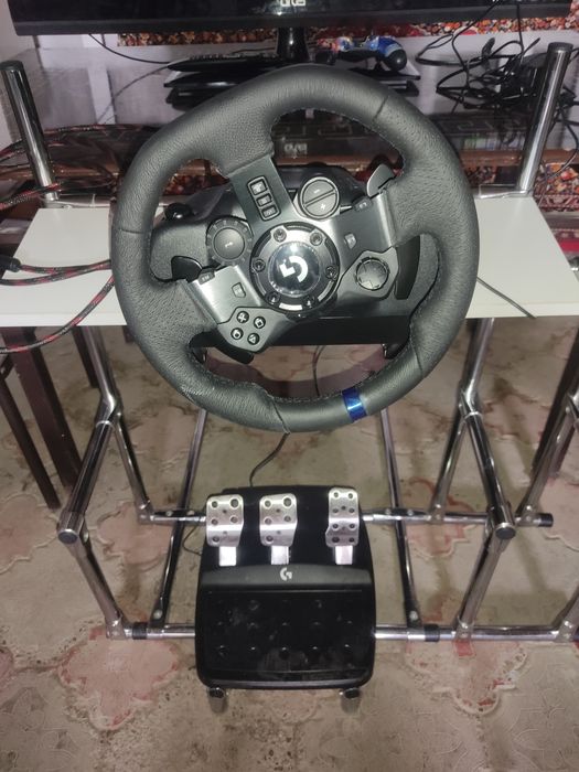 Logitech 923 руль игровой пк,ps4,ps5