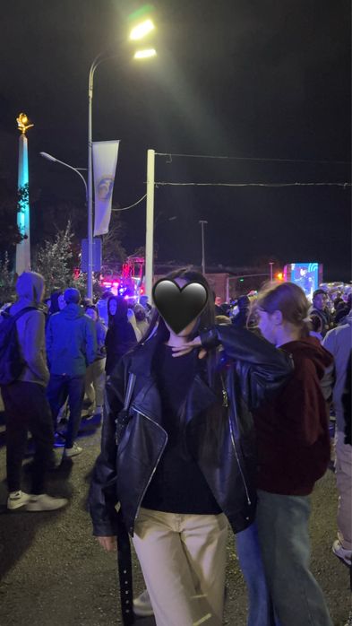 Кожанка черная в идеальном состоянии