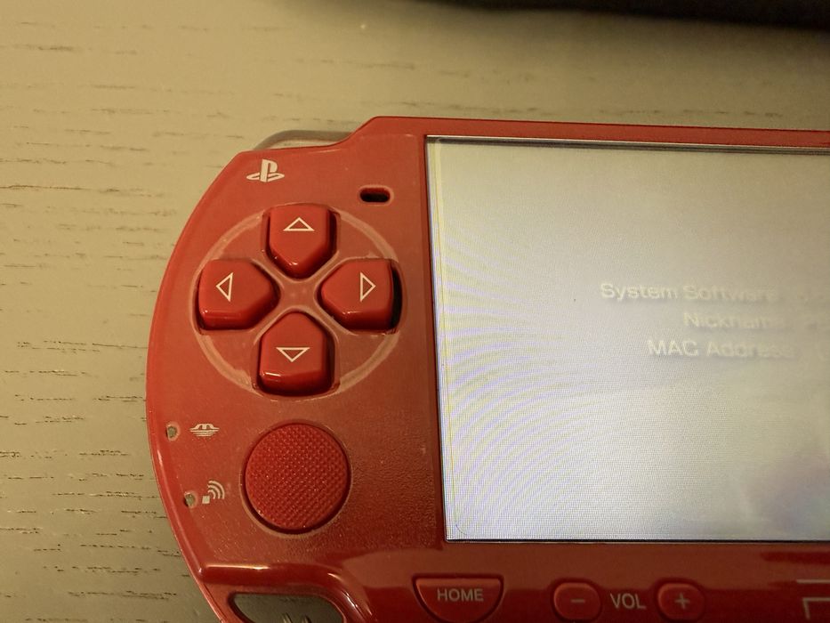 PSP 2000 Deep Red Modat