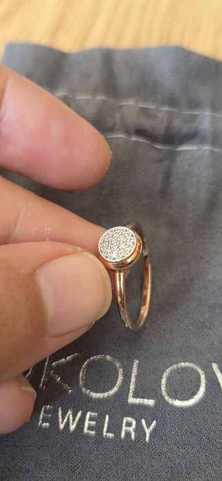 Inel aur cu diamante Sokolov