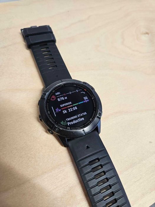 Часовник Garmin Fenix 6X Pro (нова каишка и зарядно)