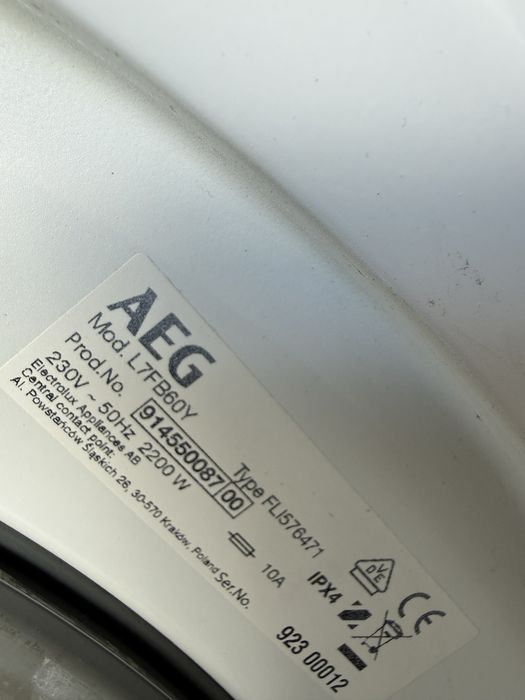 Пералня AEG 7000 Series А++ Внос от Германия