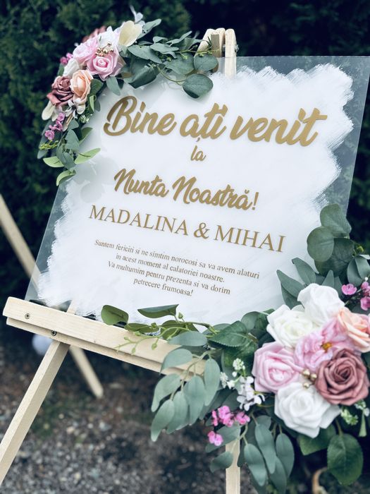 Sevalet si panou personalizat