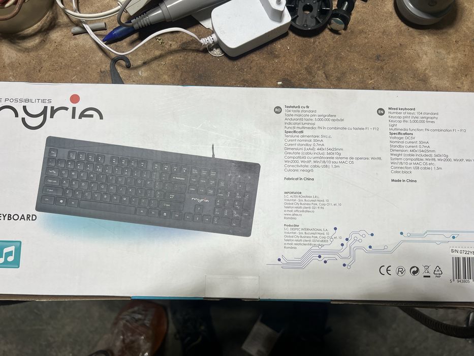 Tastatura cu fir myria