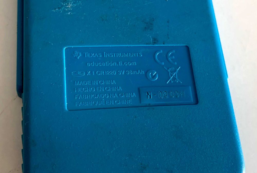 Calculator de buzunar Texas Instruments TI-106 solar husă de protecție