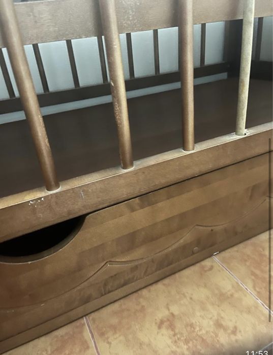 Детский манеж деревянный