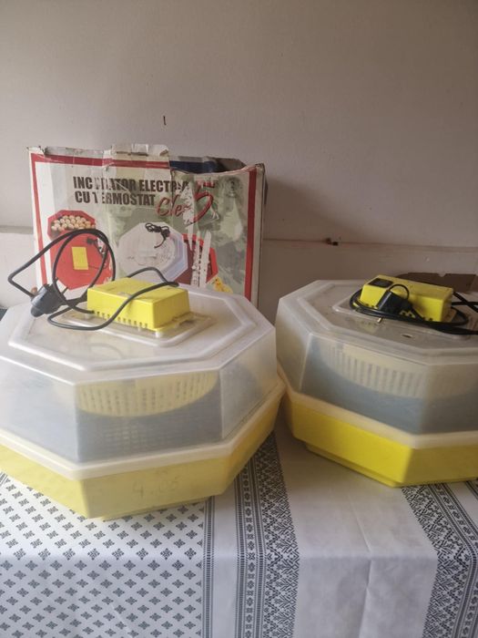Vând incubator electric