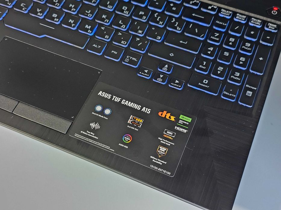 ПРОДАМ Asus TUF A15 FA506NFR Игровой Ноутбук Ryzen™7-7435HS и RTX2050.