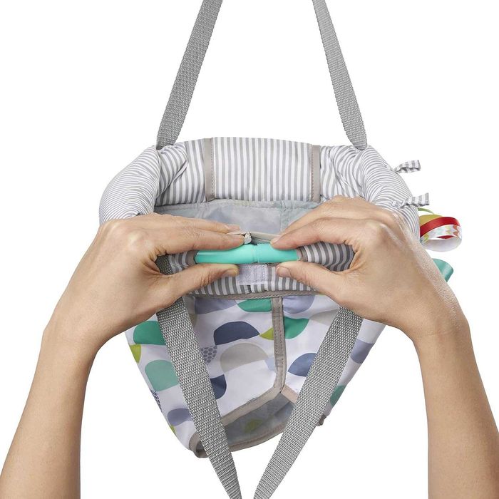 Leagan portabil Bright Starts, Jumper Zig Zag Zebra Door