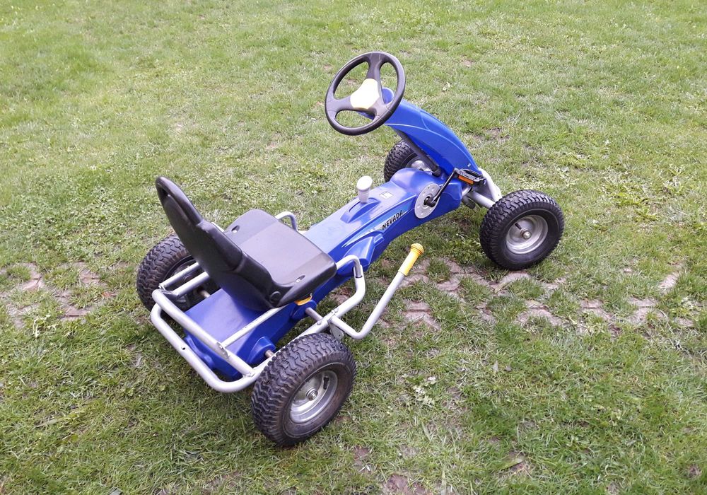 Cart (kart) cu pedale pentru copii KETTLER Nevada, 2 viteze - albastru