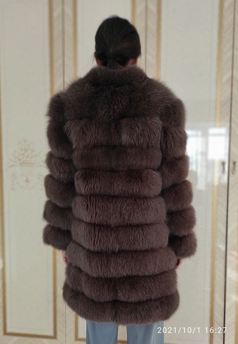 Шуба трансформер из песца