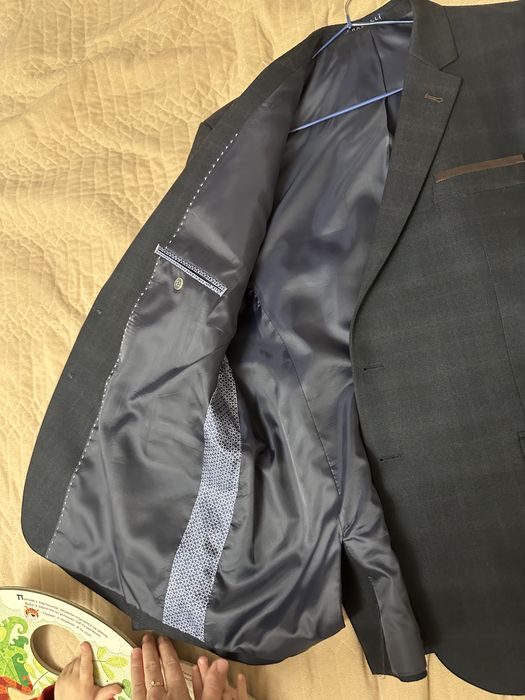 Шерстянной пиджак большого размера