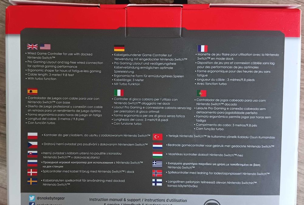 Kонтролер Snakebyte за Nintendo Switch/Switch Lite GAME PAD S