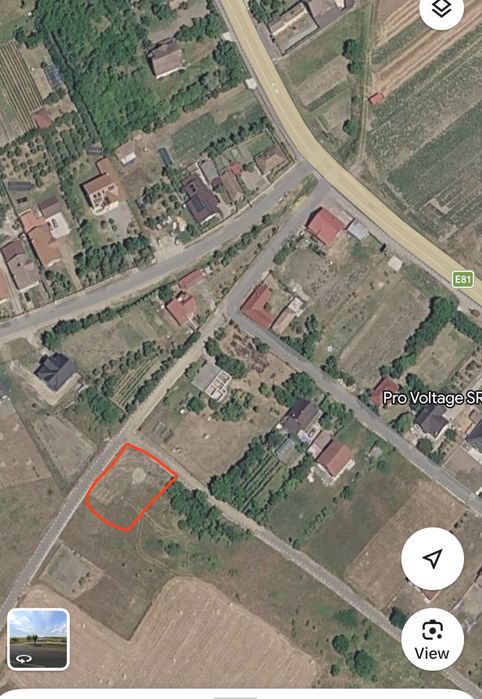 Teren intravilan dublu front stradal