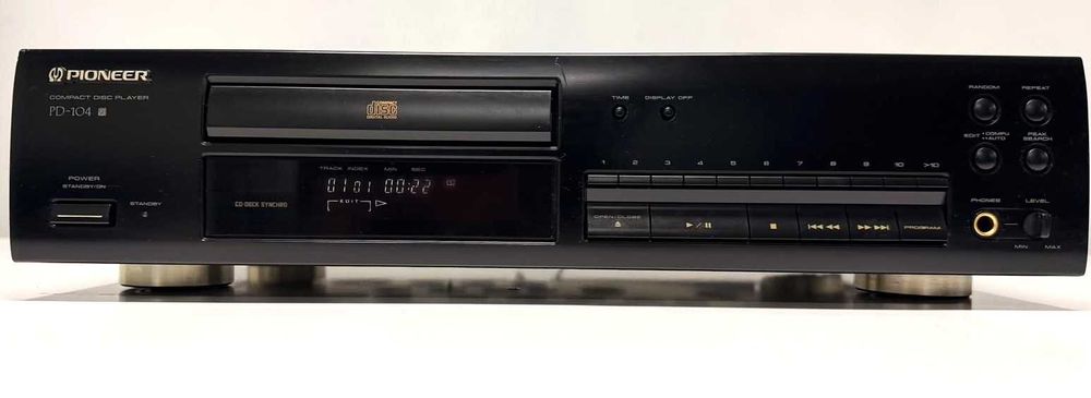 CD Pioneer PD-104 1-Bit DLC Phones Level Made in UK pt Amplificator