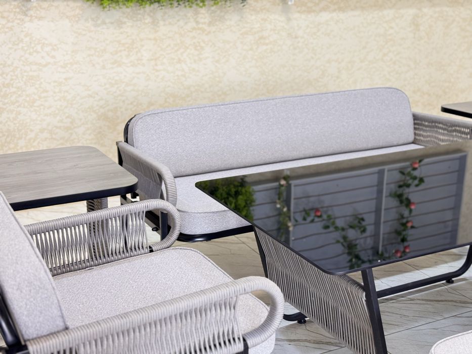 AROM  ’dan sifatli va zamonaviy bog‘ mebellari to‘liq to‘plam holida!