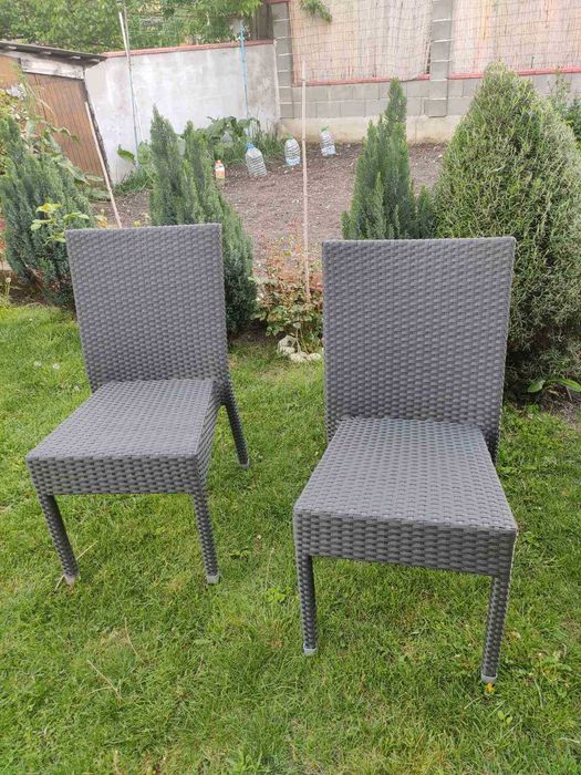 Стол от изкуствен ратан за тераса, веранда, градина, трапезария