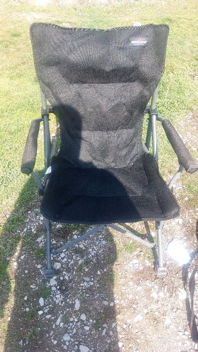 Къмпинг стол  черен