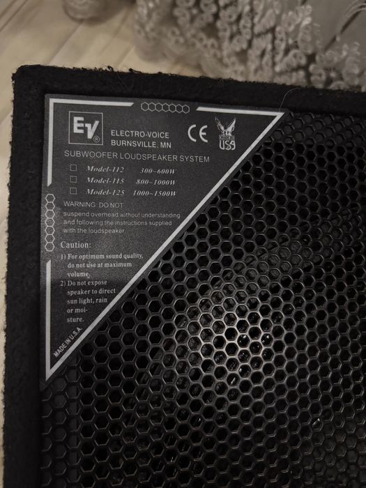 Пассивный сабвуфер Electro-Voice (18 дюймов)