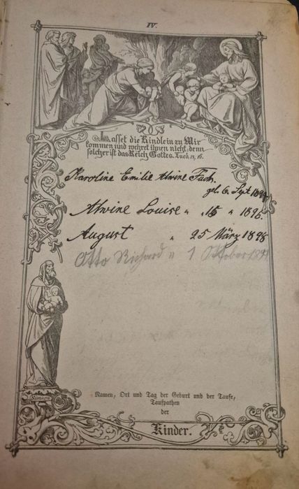 ПРОМОЦИЯ! Стара немска Библия - 1894г.