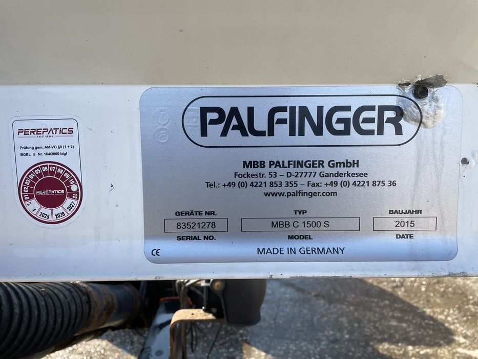 Падащ борд Palfinger