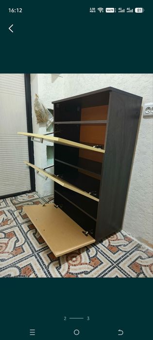 Обувница комод 2в1! за 10000тг.супер компактный вариант!