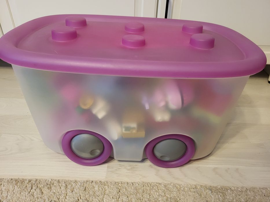 Colectie mare de seturi  LEGO DUPLO cu cutie depozitare