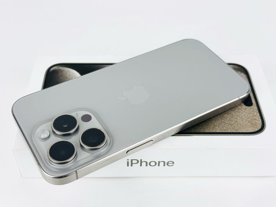 Apple iPhone 15 Pro 256GB Natural Titanium Перфектен! Гаранция!