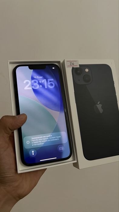 Iphone 13, 256 gb 69% midnight