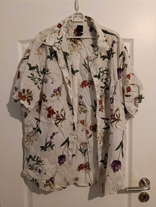 Cămașă mânecă scurtă bărbați, H&M, XXL, NOS